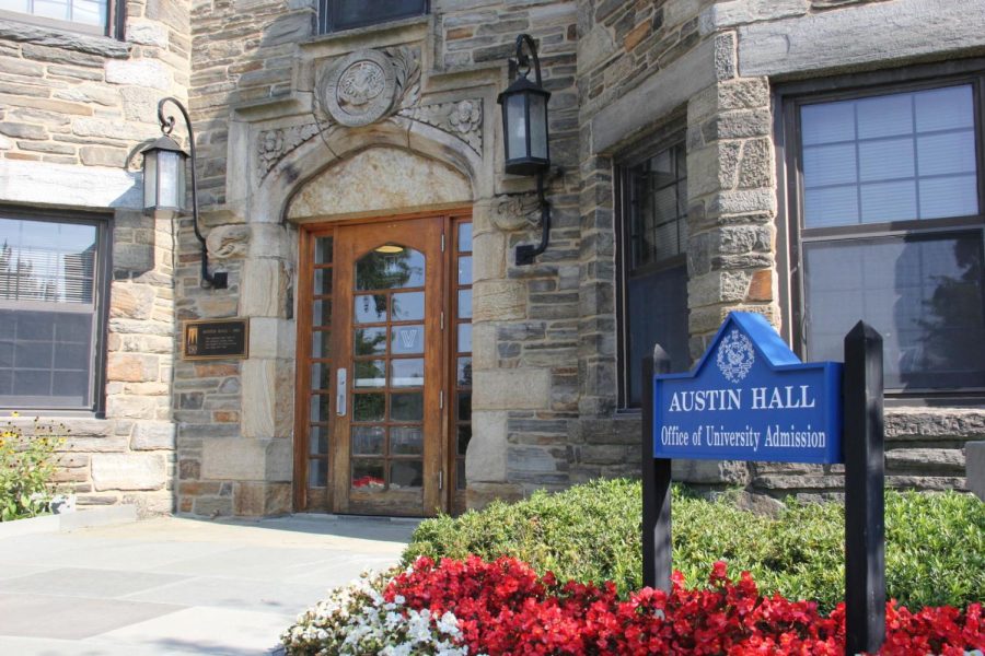 Austin Hall: the home of the Office of University Admission