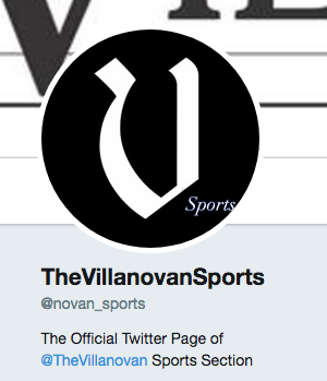 The Villanovan Sports Section Unveils New Twitter Page @novan_sports