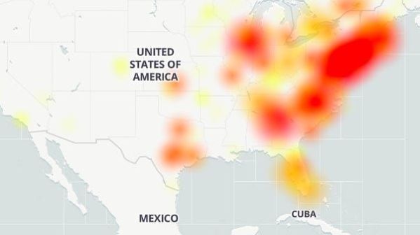 This screenshot from DownDetector shows the partial Zoom outage that left many unable to use the popular video conferencing app on Monday morning.
