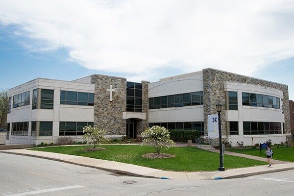 The Villanova University Health Center where students are being tested for COVID-19.