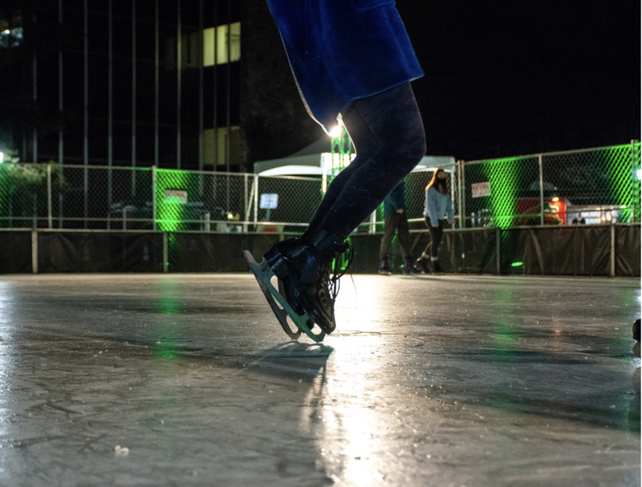 Villanova’s very own on-campus ice skating rink.