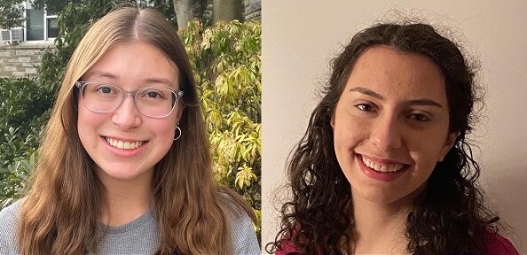Lily Day (pictured left) and Catherine Petretti (pictured right) have been named Goldwater Scholars.