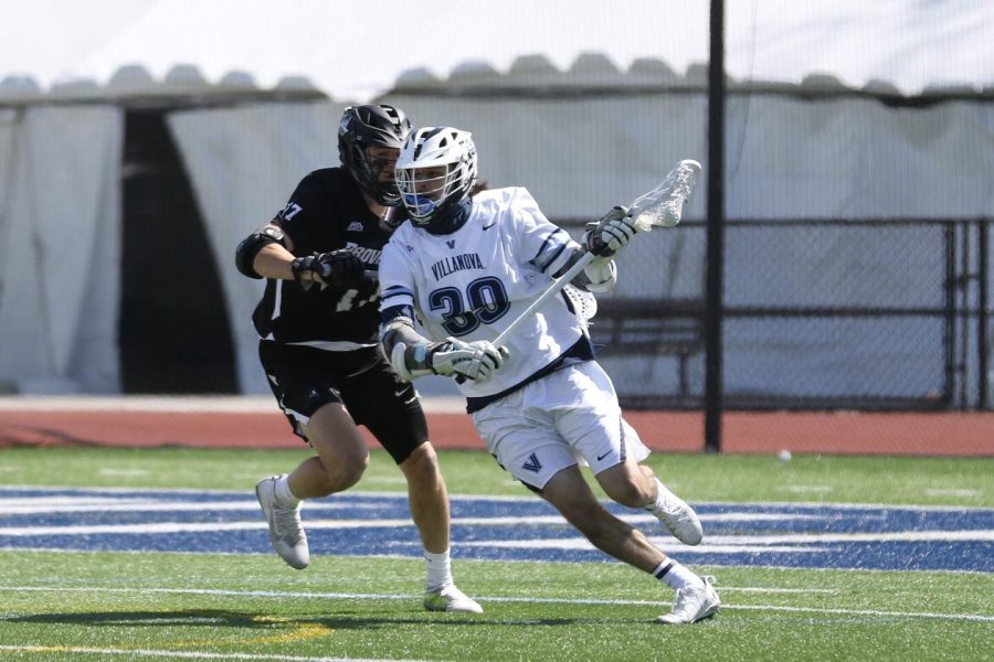 Senior attacker Keeghan Khan scored seven in Saturday's win over the Friars.
