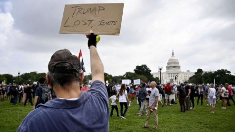 Saturday, Sept. 18, a rally by Trump supporters took place outside the Capitol. 