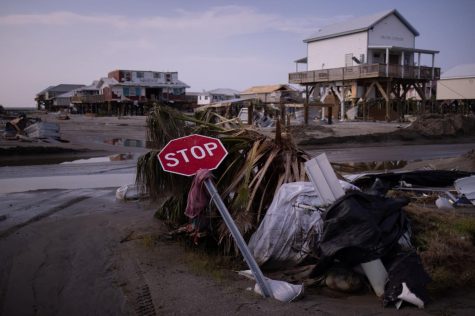Hurricane Ida leaves a path of destroyed city signs in its wake.