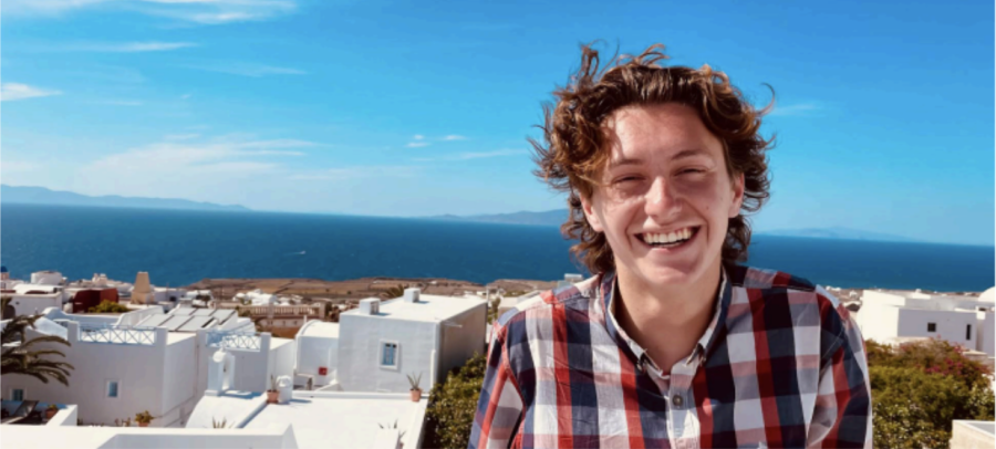 Gorman smiles during his time abroad this past summer.