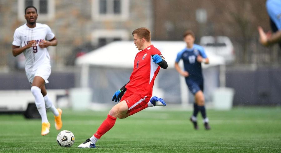 Redshirt senior goalkeeper Carson Williams kept his fourth consecutive Big East clean sheet in the win over UConn.