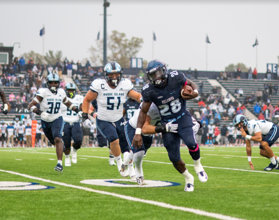 Junior running back DeeWil Barley ran for 99 yards to lead the ‘Cats over Rhode Island.