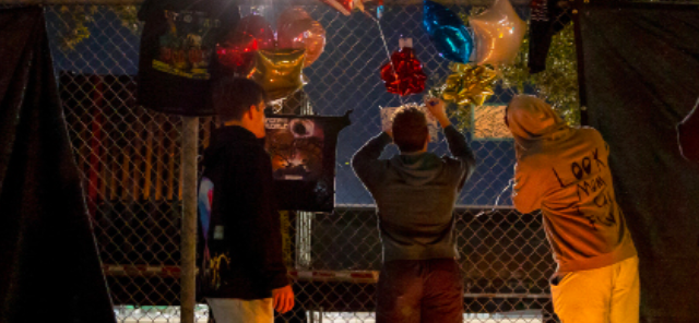 A vigil was held outside the Astroworld venue following the ninth death.