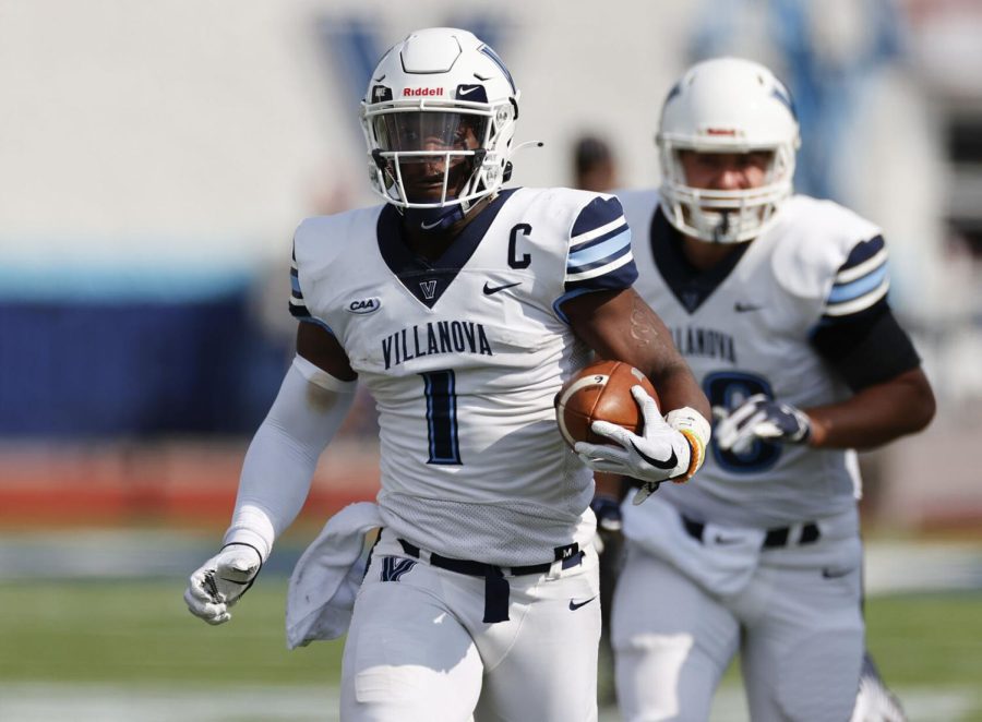 Covington joined an exclusive club at Villanova by rushing for 2000 yards.