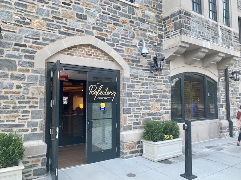 The Refectory is located on the corner of Ithan and Lancaster Ave. 