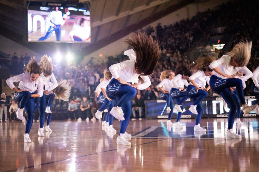 The+Villanova+Dance+Team+has+performed+at+many+campus+events%2C+like+Hoops+Mania.%0A