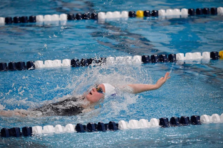 Kelly Montesi led the Wildcats, sweeping all of her events in the three weekend meets. 