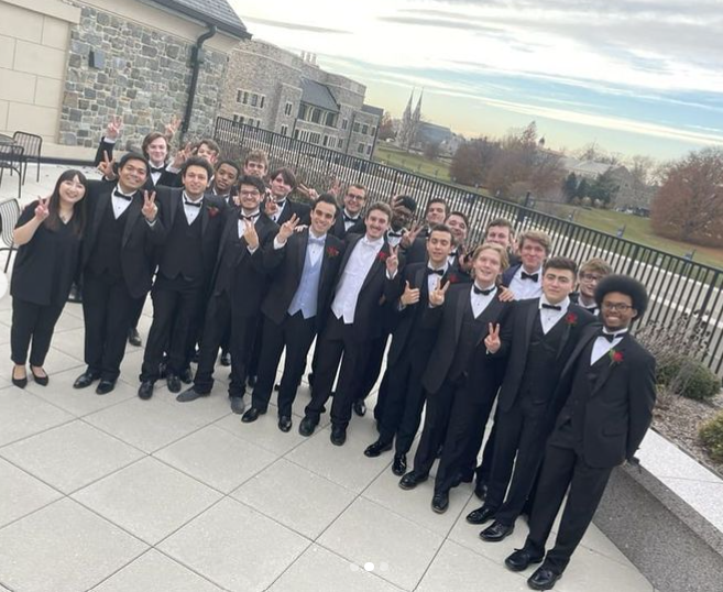 In usual years, The Villanova Singers dress up to deliver singing grams.