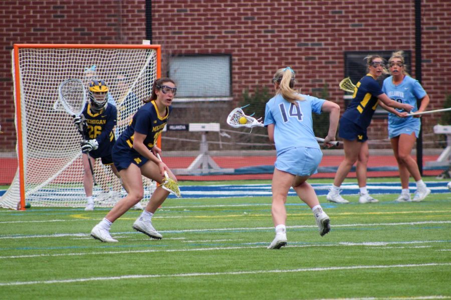 Libby McKenna (above) led the Wildcats with two goals. 