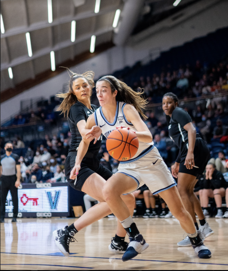 Maddy Siegrist (above) was named the 2022 Big East Player of the Year. 