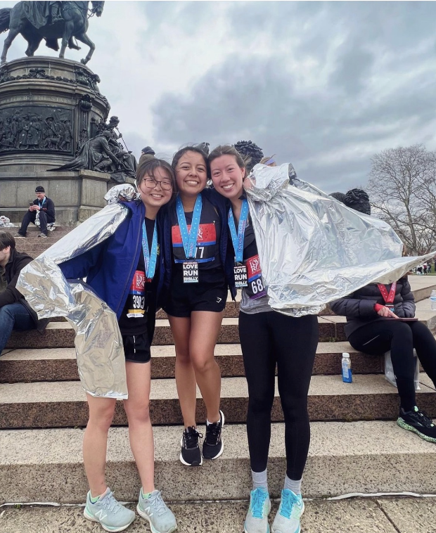 Villanova students traveled to Philadelphia to compete in the Love Run half marathon.