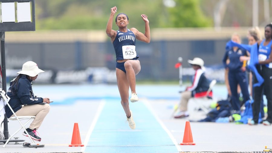 Trinity Hart recorded a season best in the long jump on Saturday.