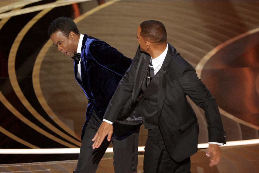 Actor Will Smith slapped comedian Chris Rock at the 94th Academy Awards.
