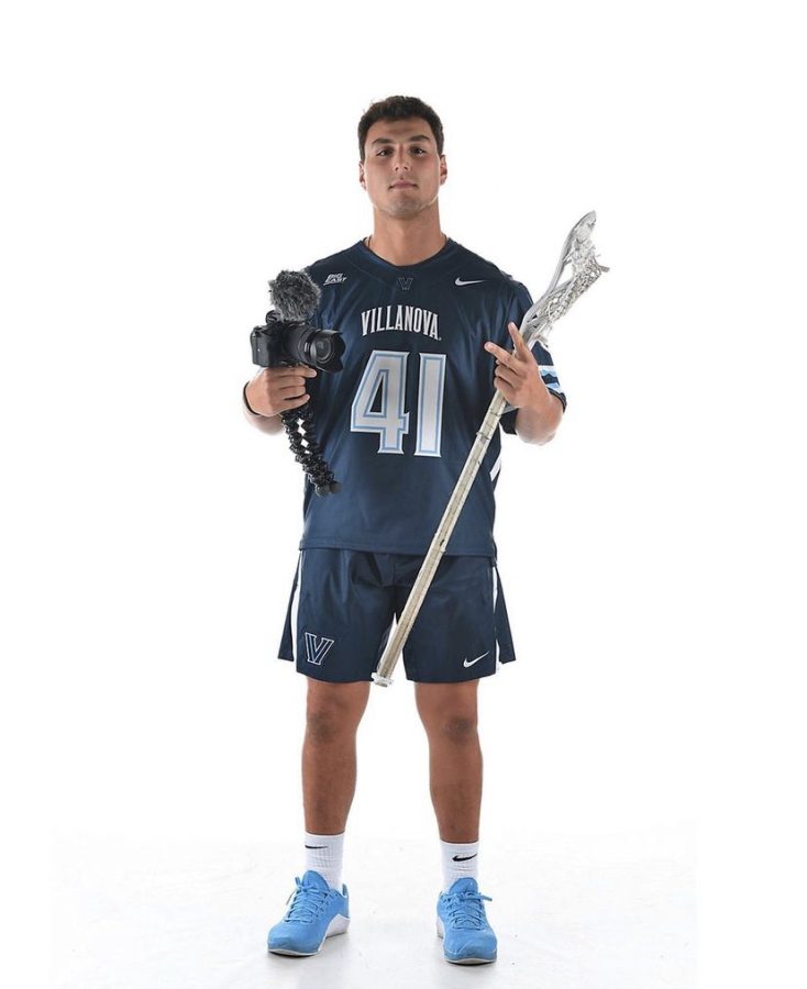 Stelios Kroudis (above) juggled lacrosse and his YouTube channel for his entire Villanova career. 