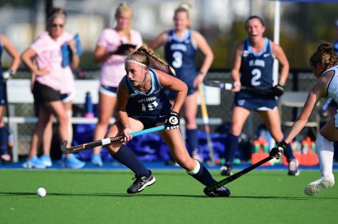 Anne Drabbe had three assists and one goal in Villanovas win over Saint Francis.
