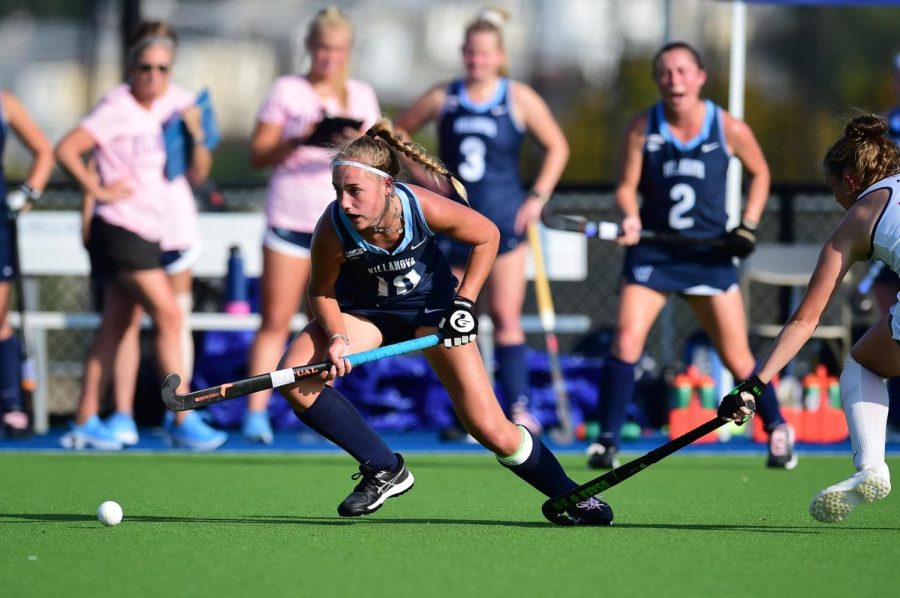 Anne+Drabbe+had+three+assists+and+one+goal+in+Villanovas+win+over+Saint+Francis.