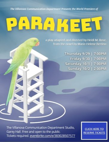 Opening night for “Parakeet” is Thursday Sept. 29 at 7 p.m.
