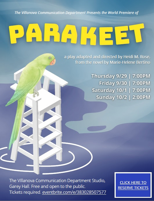 Opening+night+for+%E2%80%9CParakeet%E2%80%9D+is+Thursday+Sept.+29+at+7+p.m.%0A