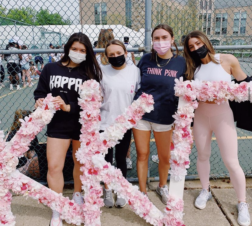 Kappa Kappa Gamma members at their 2021 Hoops for Hope event.
