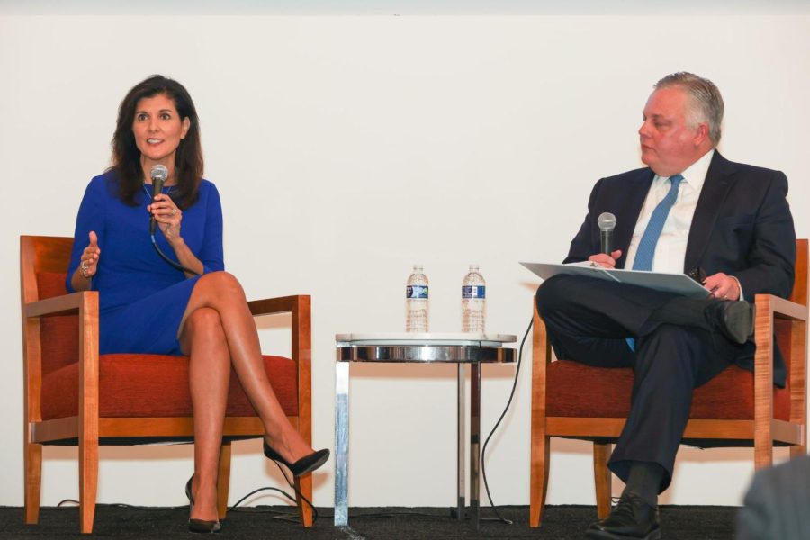 “America’s Future: A Conversation with Nikki Haley” highlighted Haley’s political background, take on the midterm election, opinion on ongoing issues around the world and future goals.