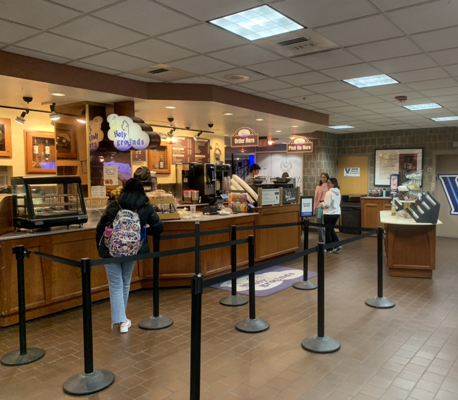 Holy Grounds is a popular location for students to fuel up on caffeinated beverages.