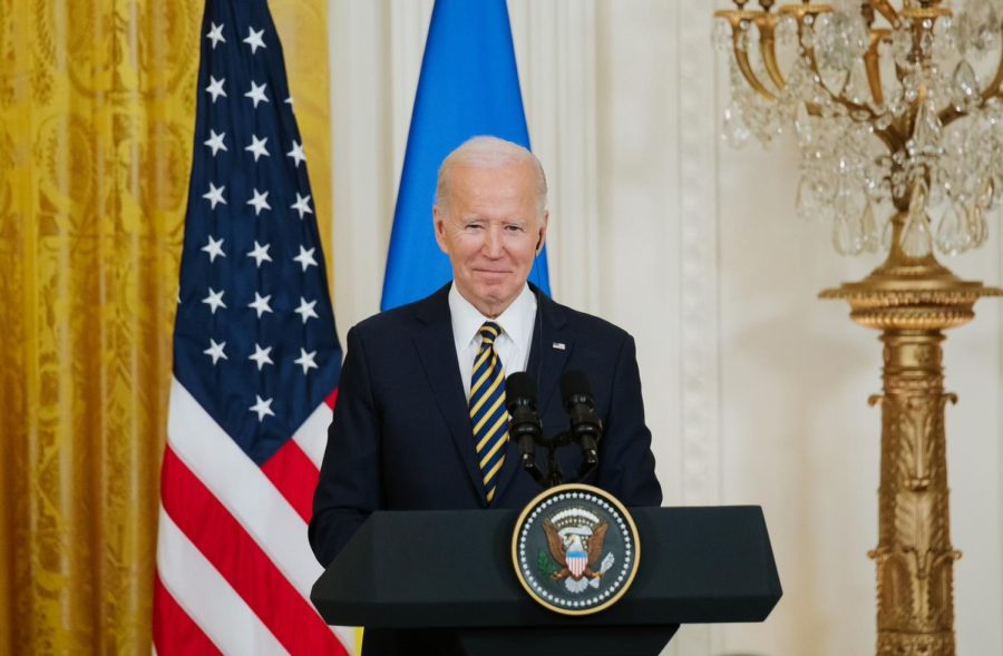 President Biden at an event at the White House.