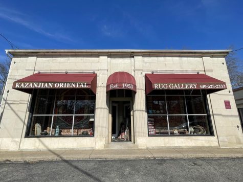 Kazanjian Oriental Rug Gallery is one of the most mysterious storefronts in the Villanova area.