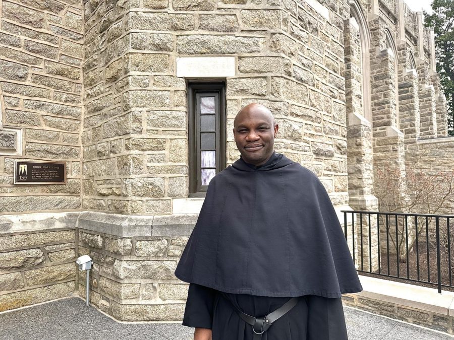 Father John Abubakar came to Villanova in 2021 and has become an influential figure on campus.