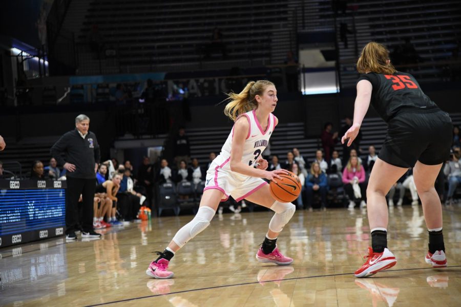 Sophomore guard Lucy Olsen hit a free throw to win the game for the Cats.