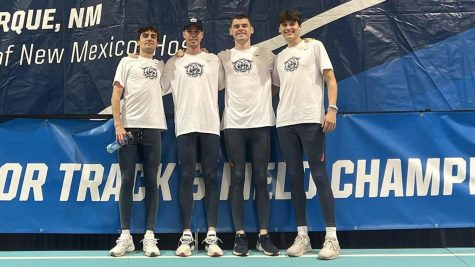 The mens distance medley placed 11th at NCAA Championships 