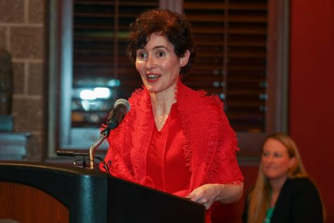 Mary ODonohue spoke at the 25th annual Literary Festival.