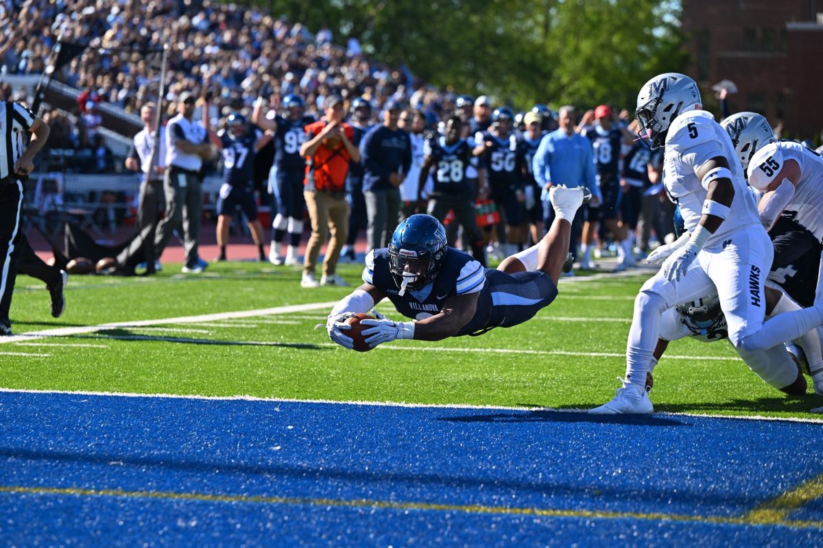 Jalen Jackson became the first Villanova player since 1947 to rush for at least 140 yards on eight or fewer carries.