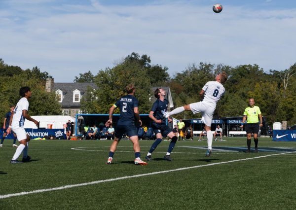 Men’s soccer won its first match of the season at Providence on Sept. 23.