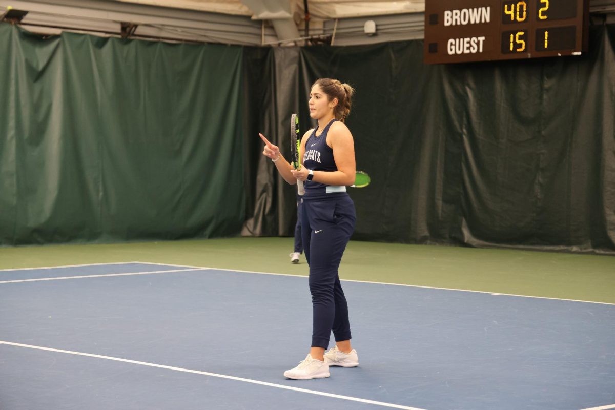 Women%E2%80%99s+tennis+only+played+six+matches+at+the+St.+Joseph%E2%80%99s+Invitational+due+to+weather.+Courtesy+of+Villanova+Athletics