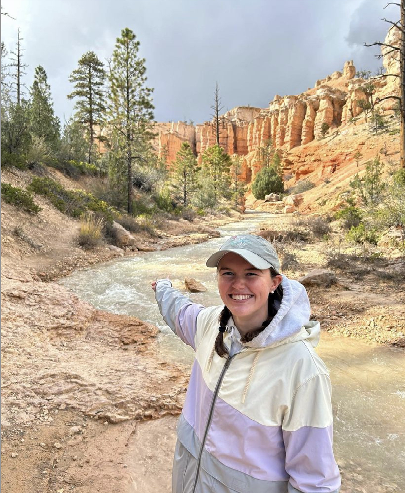 Villanova junior Jane Maleady visited Arizona and did some hiking over her October break.
