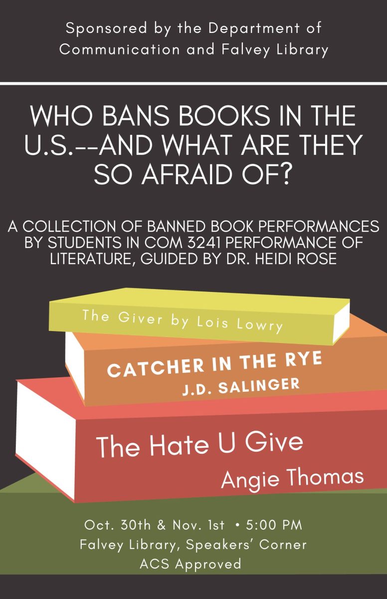 Who Bans Books in the U.S. – And What Are They So Afraid Of?: A Performance by COM 3241
