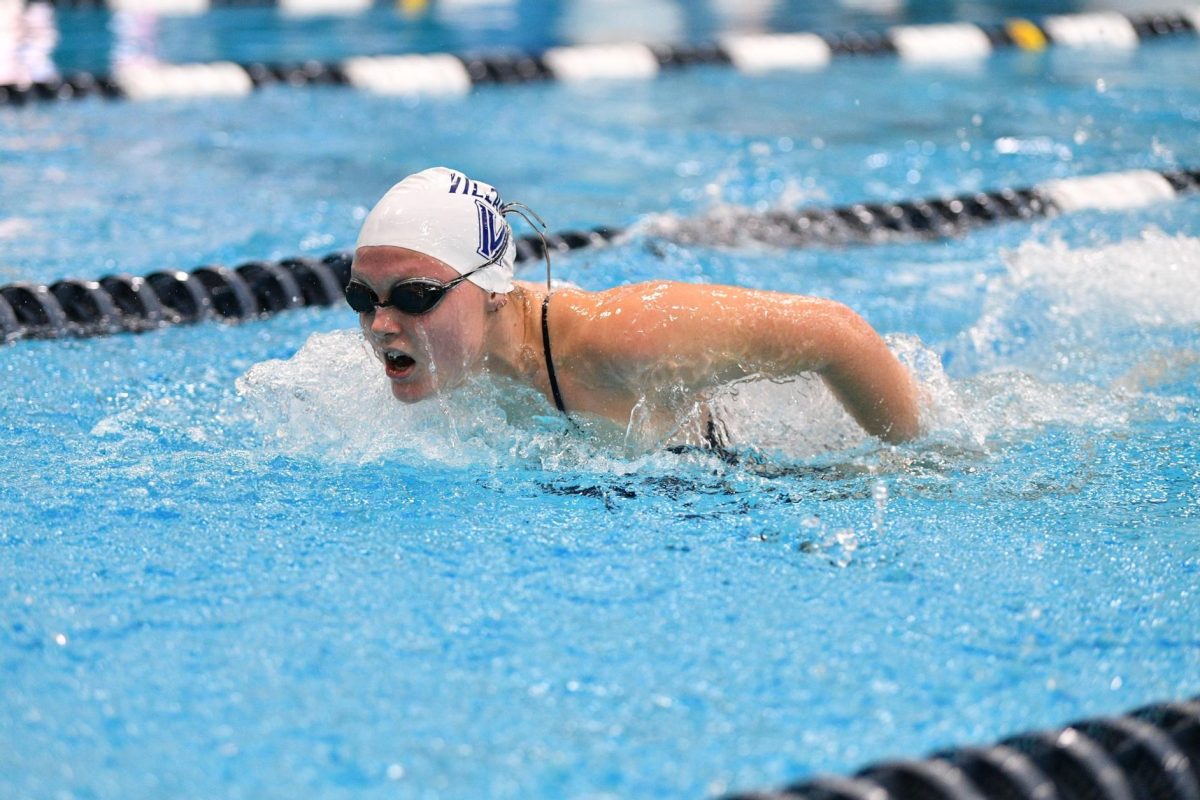 Women’s swim had seven first-place finishes and one tie for first in Saturday’s tri-meet at West Virginia.