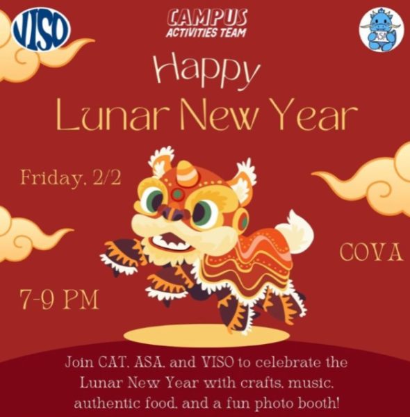Students were able to celebrate the Lunar New Year with festivities held in COVA.
