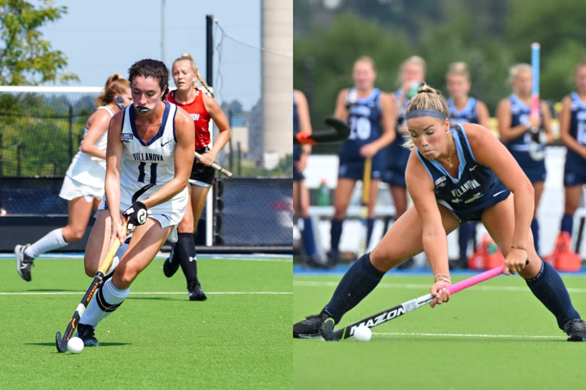 Seniors and 2023 Villanova field hockey leaders Meghan Mitchell and Sabine de Ruijter announced they will be returning for their fifth year of eligibility.