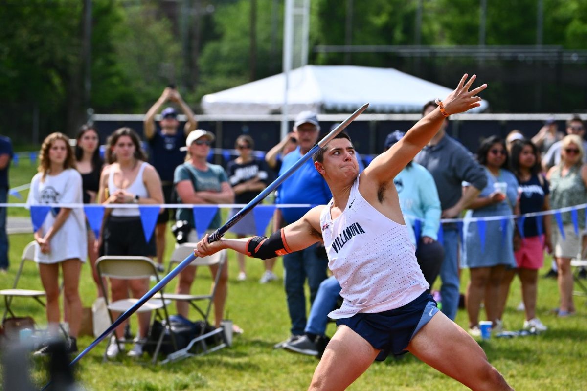 Senior Andrew Grinnell recorded a personal best mark in the javelin on April 20 at the Virginia Challenge. The Wildcats look ahead to the Penn Relays, which will start on Friday, April 25 and conclude on Sunday, April 27.