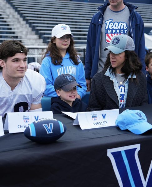 On Saturday, April 20, Villanova signed a new member onto its squad, Wesley Jones from Team IMPACT, a national nonprofit organization that aims at pairing kids with serious illnesses and disabilities with collegiate teams.