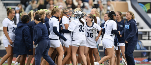 Villanova defeated Marquette, 17–14, on April 27 to advance to the Big East Tournament.