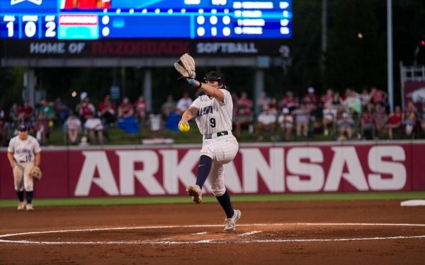 Sophomore pitcher Kat Gallant earned the win for Villanova over No. 12 Arkansas on Saturday, May 18. The Wildcats move onto the NCAA Regional Final for the first time ever.