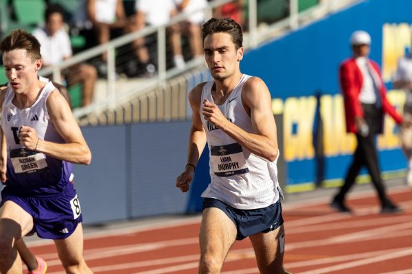 Senior Liam Murphy achieved a personal best in the mens 1500 meter final at the 2024 Olympic Trials in Eugene, Oregon. Murphy was one of only two collegiate athletes competing in the final.